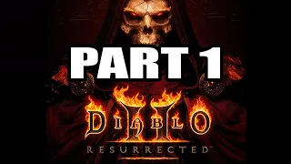 Diablo 2 Resurrected, Playthrough 4 ( necromancer, hardcore ) Part 1