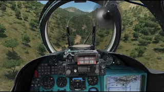 DCS Mi-24 Hind - first startup & fly over Cyprus