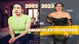 AMARTE ES MI PECADO ASI LUCEN LOS ACTORES HOY EN DIA -  ANTES Y DESPUES