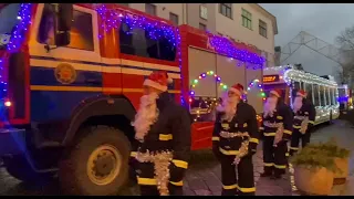 Шествие Дедов Морозов в Гродно. Часть 2