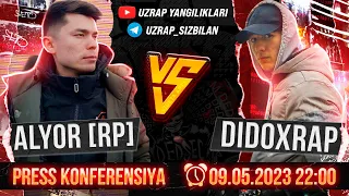 ALYOR [RP] VS DIDOXRAP | PRESS KONFERENSIYA