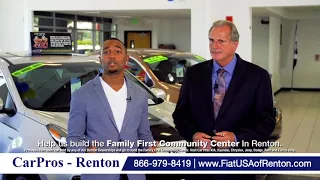 Car Pros Fiat & Doug Baldwin Helping to Build the Family First Community Center In Renton