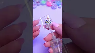 DIY nano tape balloon with orbeez water beads #shorts #nanotape #satisfying #diy #crafts