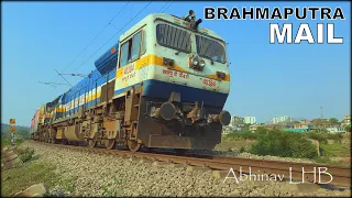 DIESEL: 15658 Brahmaputra Mail (KYQ to Delhi) with SGUJ WDP4D EMD Diesel Locomotive [ROUTE DIVERTED]