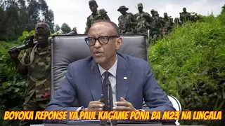 PAUL KAGAME AYINDISI MABE BOYOKA NA LINGALA MAKAMBU ALOBI PONA BA M23 NAZANGI MEME MALOBA