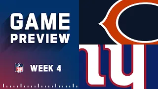 Chicago Bears vs. New York Giants Week 4 Game Preview