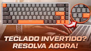 Teclas invertidas no Computador, Notebook, Teclado desconfigurado Resolva agora!