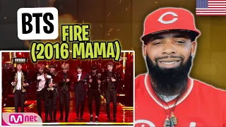 AMERICAN RAPPER REACTS TO -[2016 MAMA] BTS - FIRE