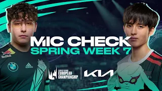 League of Comebacks | Kia Mic Check | 2022 LEC Spring Week 7