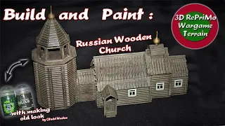 Tutorial: How to Paint 1/72 russian wooden church/ Painting Guide/Bemalung russische Holzkirche(WW2)