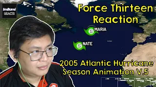 2005 Atlantic Hurricane Season Animation V.5 | Force Thirteen | ImBumi Reaction