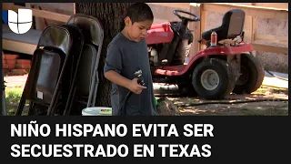 Un niño hispano se salva de un intento de secuestro frente a su casa