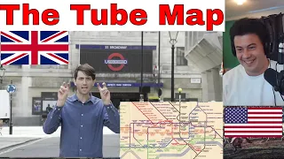 American Reacts The Tube Map nearly looked very different