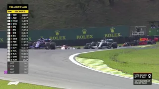 Hamilton vs Albon Clash.