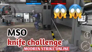 KNIFE CHALLEGE | MSO | NO WEAPON  | HARDER THAN YOU THINK