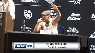 Conor McGregor explains why he called Ali Abdelaziz a "terrorist snitch"