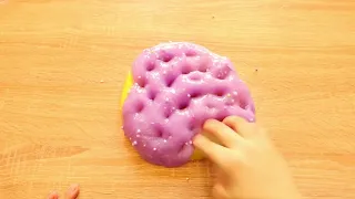 purple vs yellow ✨ Mixing Slime✨Special Series 80 Satisfying Slime Video#311
