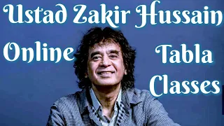 Ustad Zakir Hussain Online Tabla class |Talking about Delhi Gharana Tabla |live on Instagram