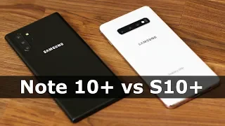 Galaxy Note 10 Plus (Pro) vs Samsung S10 Plus - Comparison