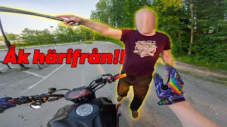 Han gillade inte hojen || SVENSK MOTOVLGG