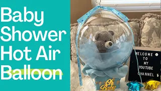 Baby Shower “Boy” Hot Air Balloon // Daisy dhey