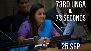 73rd UN General Assembly in 73 sec – 24 Sep