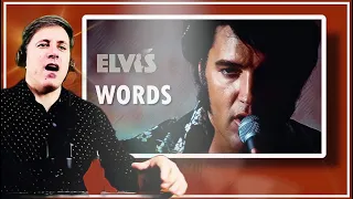 THE GOAT ELVIS PRESLEY - Words (New Edit) 4K | REACTION