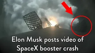 Elon Musk releases video of Falcon 9 landing failure