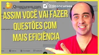 Como filtrar questões pelo QCONCURSOS e TECCONCURSOS