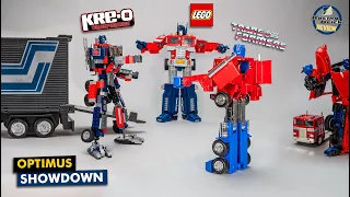 LEGO 10302 Optimus Prime details & comparison to Kre-O and other versions - review part 2