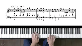 Bach French Suite No.3 "Anglaise" P. Barton, FEURICH 133 piano