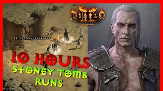 10 Hours of Stoney Tomb Runs, Drop Highlights - Diablo 2 Resurrected