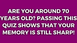 Prove That Your Memory Is Functioning Optimally! - 1950s and 1960s Trivia Quiz