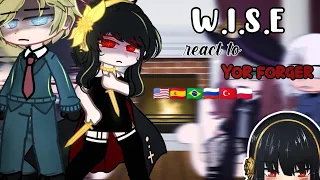 W.I.S.E react to Yor... Spy×family [🇺🇲, 🇪🇸,🇧🇷,🇷🇺,🇹🇷,🇵🇱]