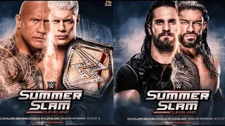WWE Summerslam 2024 - Leak Plans | Summerslam Match card 2024