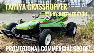 Tamiya Grasshopper Candy Green Edition promotional spoof!