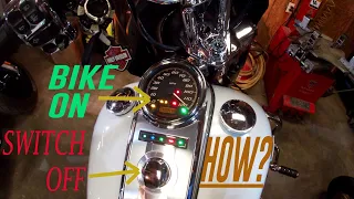 How to eliminate the key switch on a Harley using TechnoResearch Centurion Super Pro - Random Garage