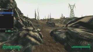 Guy tries to speedrun Fallout 3 after practicing for 2 days