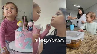 2 anos da Sarah, mãe emocionada e rotina em família | VLOGSTORIES