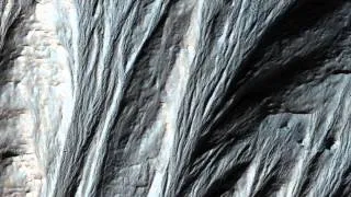 Mars: Giant Gullies North of the Argyre Impact Basin