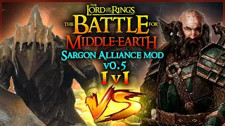 EREBOR vs GOBLIN TOWN (1v1) | The Battle for Middle-earth / Sargon Alliance Mod v0.5
