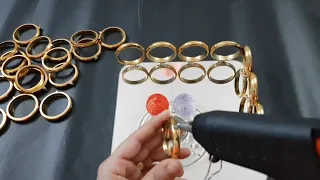 new idea to recycle curtain rings