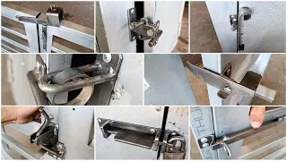 Top 8 chốt cửa tự chế độc đáo đơn giản nhất. Top 8 simple and unique homemade door latches.