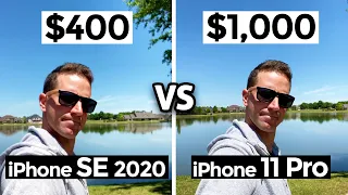 $400 iPhone SE 2020 vs $1000 iPhone 11 Pro: Camera Test Comparison!