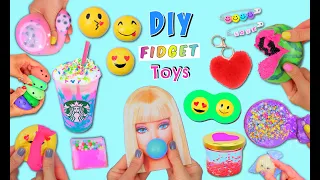 20 DIY FIDGET TOYS IDEAS - Viral TikTok Fidget Toys - Anti-stress Balloons, Squishy, POP IT Toy