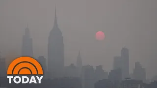 US skies filled with haze from Canada wildfires