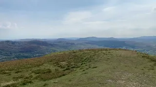 Summit pano of Moelwyn Mawr (770m), Snowdonia, Aug 2022
