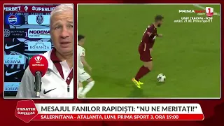 INTERVIU. Petrescu s-a certat cu arbitrul: „Primul galben într-un an. În Coreea n-am luat”