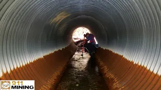 Finding Big Gold In Culvert Pipe!