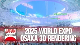 2025 World Expo Osaka 3D Rendering | JAPAN Forward